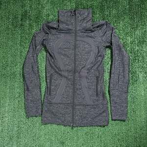 Womens lululemon athletica In-Stride Jacket Size 2 Charcoal Heather